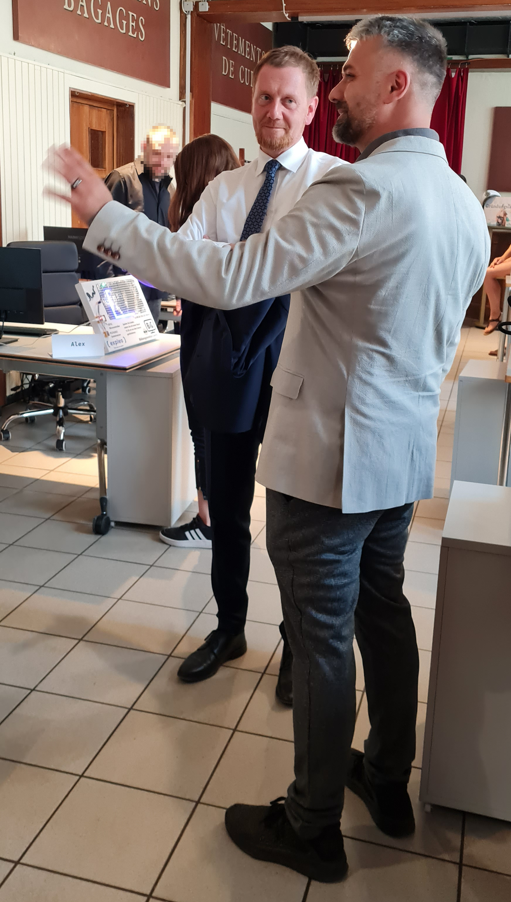 Besuch von Ministerpräsident Michael Kretschmer am 11.07.2023